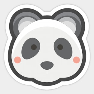 Panda T-shirt Sticker